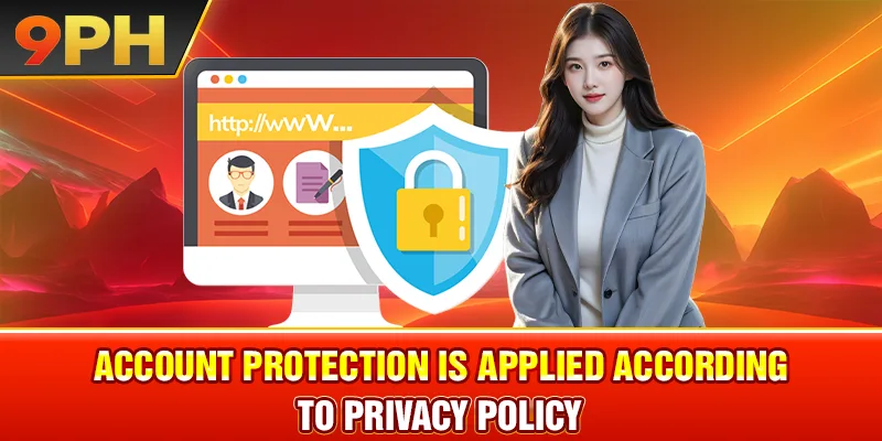Account protection is applied according to Privacy policy
